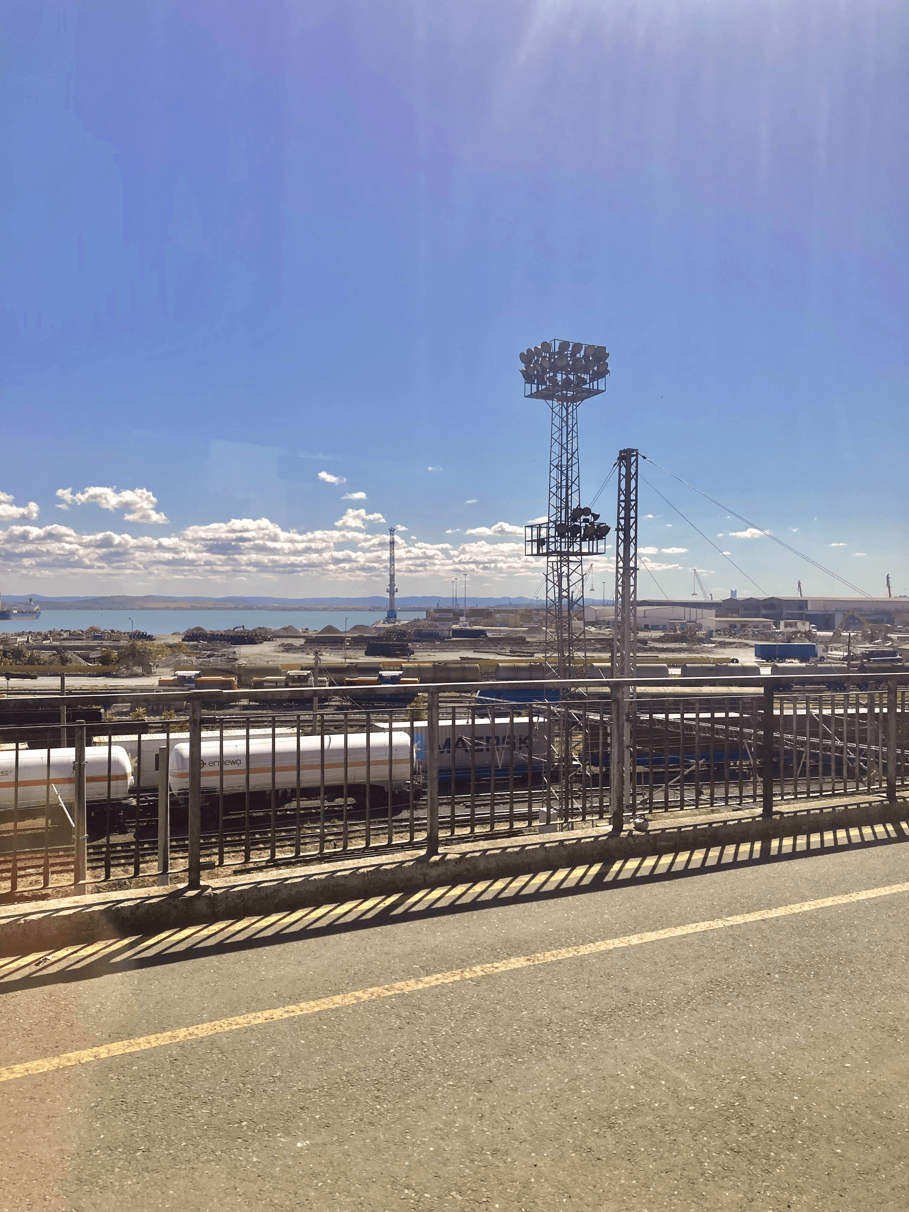 View from the bus